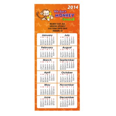 #10 Envelope Sized Calendar Magnet