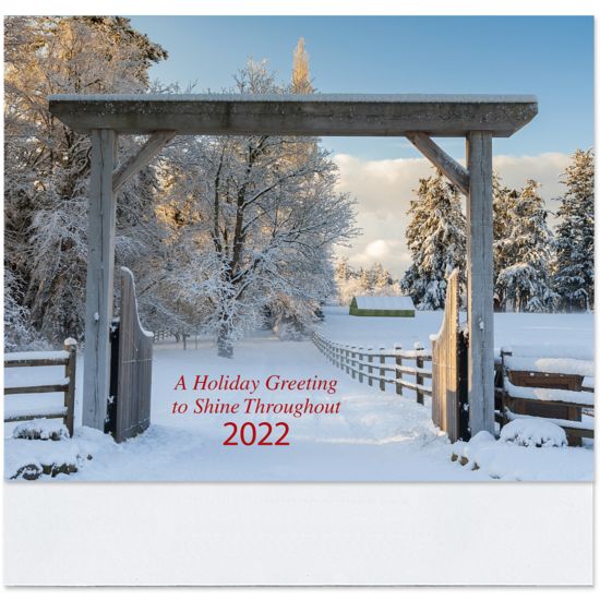 Preview of your customization as it will appear on Reflections Wall Calendar